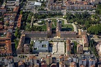 Girona aus der Vogelperspektive: Universität von Girona in der ...