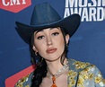 Noah Cyrus's 2020 CMT Awards Performance Look Was Very Sheer & Sparkly