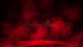 Niebla Roja Abstracta De La Niebla Del Humo En Un Fondo Negro Textura ...