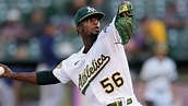 A’s reliever Dany Jiménez out for rest of season with shoulder strain