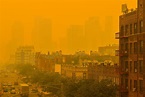 Why is the sky orange in New York? Reason Canadian wild fires are ...