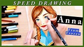 Anna Speed Drawing 4K - YouTube