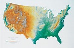 United States Shaded-Relief Map | Flinn Scientific