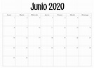 Planner Junio 2021 Imprimible Gratis Plantilla De Calendario Para ...