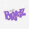 "bratz purple logo Sticker" Sticker for Sale by emmaschildkraut | Redbubble