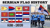Serbian Flag History. Every Serbian Flag 830-2020. - YouTube