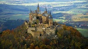 Hohenzollern Castle (Burg Hohenzollern), Germany - Aerial photography ...