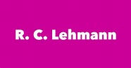 R. C. Lehmann - Spouse, Children, Birthday & More