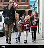 Jefferson Hack walking in London with his daughter Lila Grace and her ...
