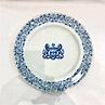 Late 19th Century W.T. Copeland & Sons Blue & White Plate | Chairish