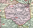 Dinwiddie County, Virginia, Map, 1911, Rand McNally, Petersburg ...