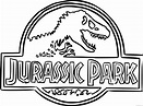 Jurassic World Coloring Pages for boys jurassic park logo Printable ...