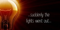 Suddenly, the lights went out - a Story - Assignment Point