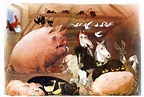 illustration de ralph steadman la ferme des animaux (2)
