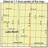 Lake Worth Florida Street Map 1239075
