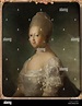 Porträt von Caroline Mathilde von Großbritannien (1751-1775), Königin ...