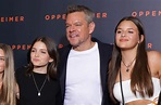 Matt Damon Attends ‘Oppenheimer’ Paris Premiere With Two of His ...