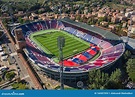 Vista AÃ©rea Del Estadio Renato Dall'Ara Imagen de archivo editorial ...
