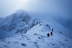 Three people climbing snow covering mountain HD wallpaper | Wallpaper Flare