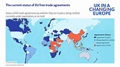Trade tracker: EU trade deals - UK in a changing Europe