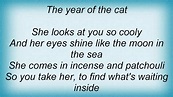 Al Stewart - The Year Of The Cat Lyrics - YouTube