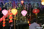 Colorful lights and lanterns light up to celebrate upcoming Lunar New ...