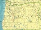 Mapa Político de Oregón - Tamaño completo | Gifex