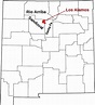 Map of New Mexico highlighting Los Alamos County - List of counties in New Mexico - Wikipedia ...