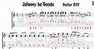 JOHNNY B. GOODE Riff (Versión Original) | Guitarrista