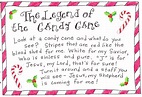 Jesus Candy Cane Poem Printable Free - 17 Best images about The Legend ...