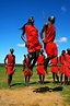 Masai warrior dancing traditional dance Photograph by Anna Om | Pixels