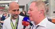 Martin Brundle 'thrown out' of chat with Pep Guardiola who 'shows his ...