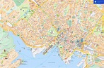 Karte von Oslo: Offline-Karte und detaillierte Karte der Stadt Oslo