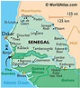 Mapas de Senegal - Atlas del Mundo