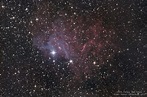 IC405 Flaming Star Nebula - VisibleDark