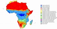 Map : The climate map of Africa - Infographic.tv - Number one ...