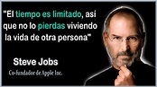 Imágenes con frases de Steve Jobs de Reflexión e Inspiración