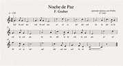 La clase de Música de Pedro: "Noche de Paz" "Silent night" para flauta