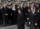 La Familia Real Rumana ante la realeza europea en el funeral de Miguel ...