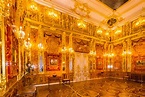 Bernsteinzimmer im Katharinenpalast (St. Petersburg) Foto & Bild ...