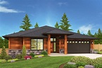 Modern Prarie Ranch House Plan with Covered Patio - 85044MS ...