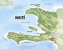 Mapa físico de Haití - Geografía de Haití