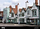 Period buildings, Newland Street, Witham, Essex, England, United Stock ...