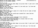 Love Song Lyrics for:Stuck On You-Lionel Richie