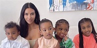 Kim Kardashian Shared a New Picture with All Four of Her Kids