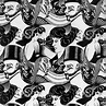 ocho cabezas-xilografia-1922 | Escher art, Mc escher art, Mc escher