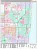 Boca Raton Florida Wall Map (Premium Style) by MarketMAPS