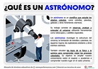 Qué es un Astrónomo | Definición de Astrónomo