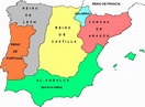 Tema 5. Mapas de la Península Ibérica entre los siglos XII y XV | Mapa ...