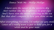 Dance With Me - Phillip Phillips Lyrics - YouTube